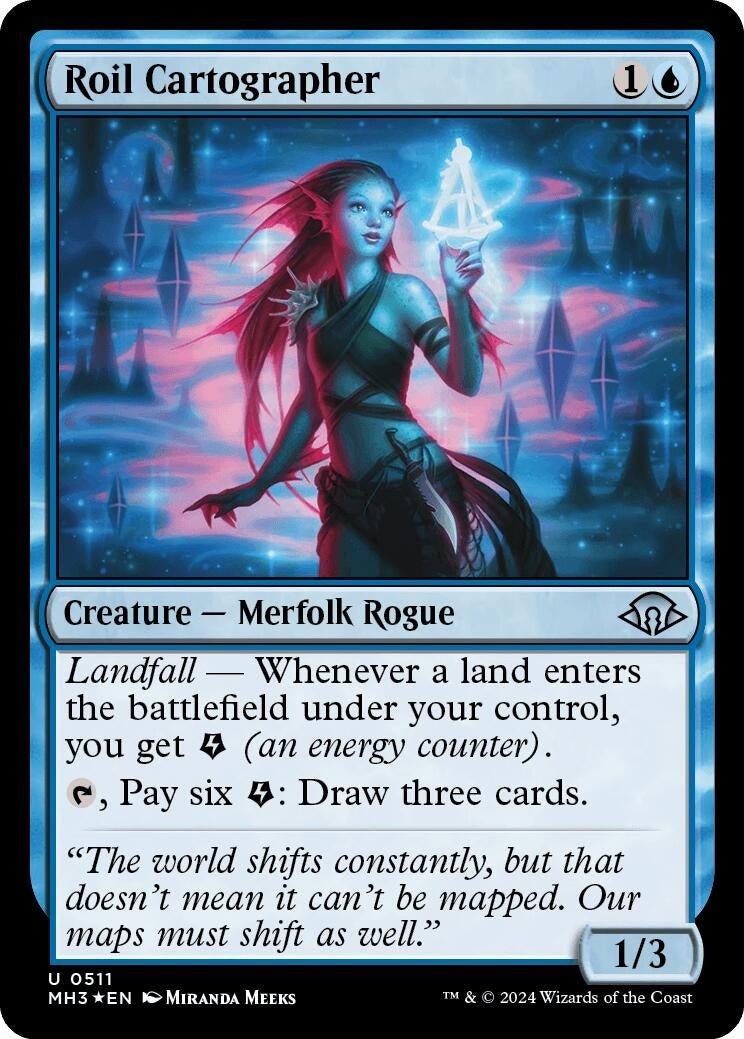 Image for Roil Cartographer (Ripple Foil) (511) (MH3) - Magic: The Gathering