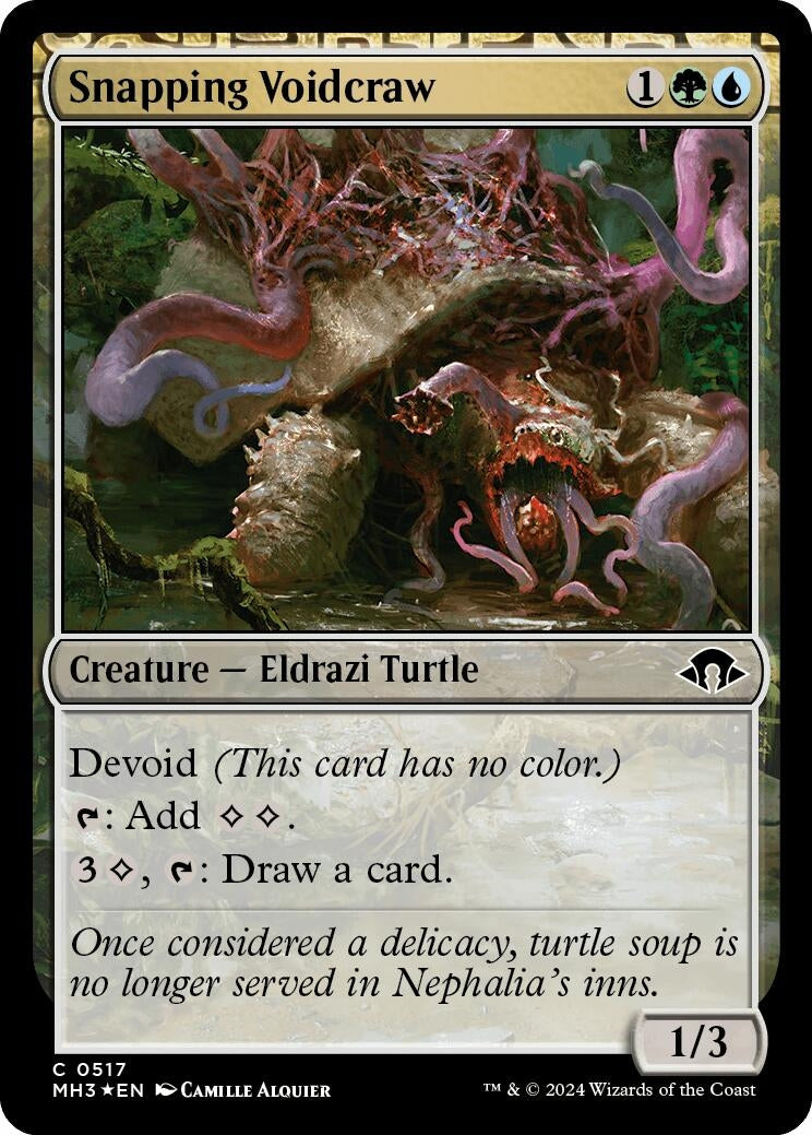 Image for Snapping Voidcraw (Ripple Foil) (517) (MH3) - Magic: The Gathering