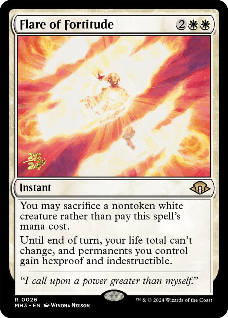 Image for Flare of Fortitude (26) (PRE) - Magic: The Gathering