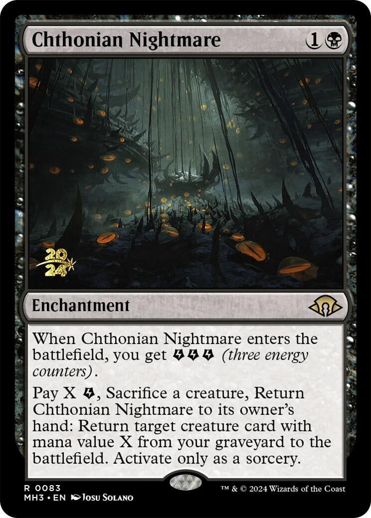 Image for Chthonian Nightmare (83) (PRE) - Magic: The Gathering