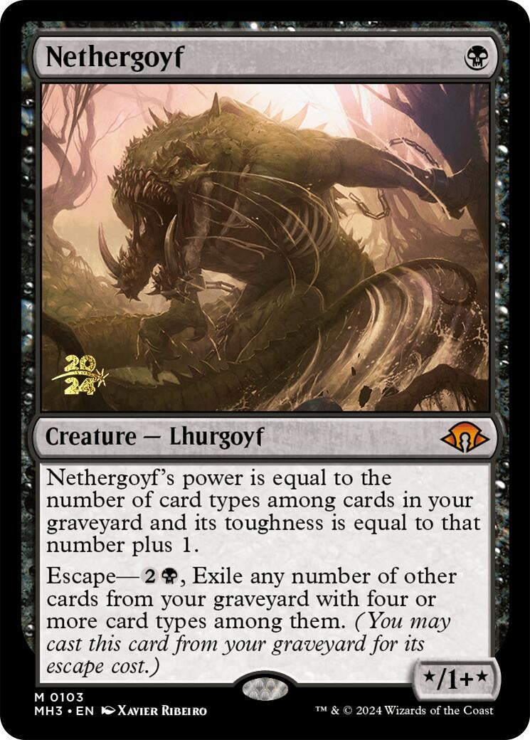 Image for Nethergoyf (103) (PRE) - Magic: The Gathering