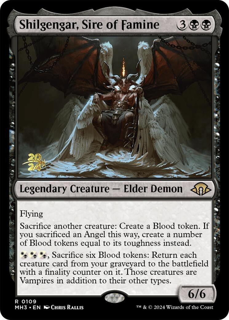 Image for Shilgengar, Sire of Famine (109) (PRE) - Magic: The Gathering