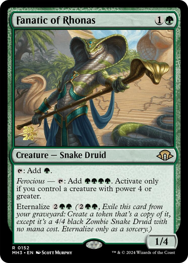 Image for Fanatic of Rhonas (152) (PRE) - Magic: The Gathering