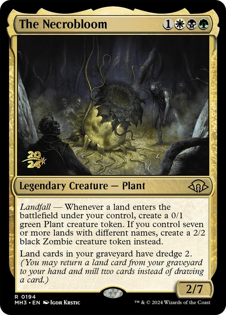 Image for The Necrobloom (194) (PRE) - Magic: The Gathering