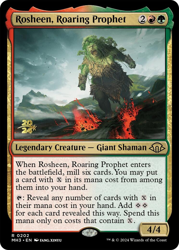 Image for Rosheen, Roaring Prophet (202) (PRE) - Magic: The Gathering