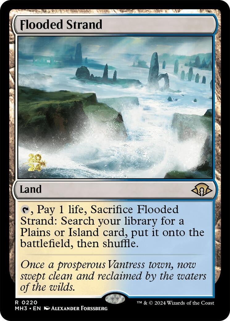 Image for Flooded Strand (220) (PRE) - Magic: The Gathering