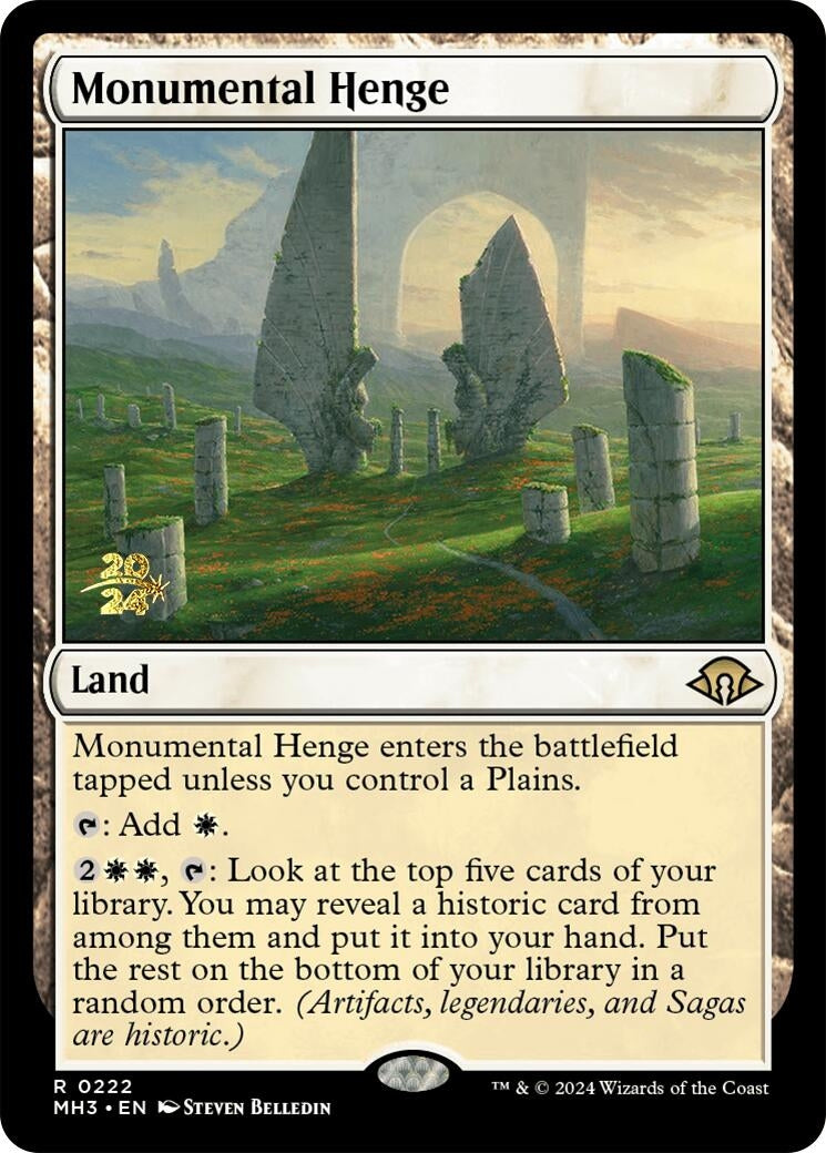 Image for Monumental Henge (222) (PRE) - Magic: The Gathering