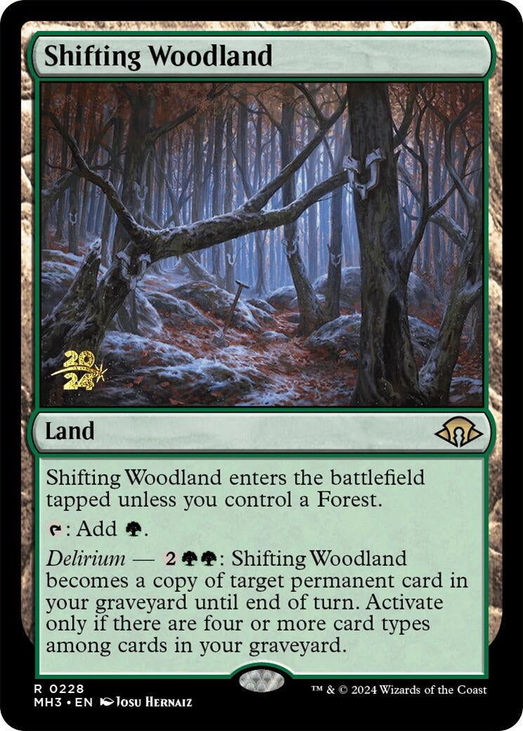 Image for Shifting Woodland (228) (PRE) - Magic: The Gathering
