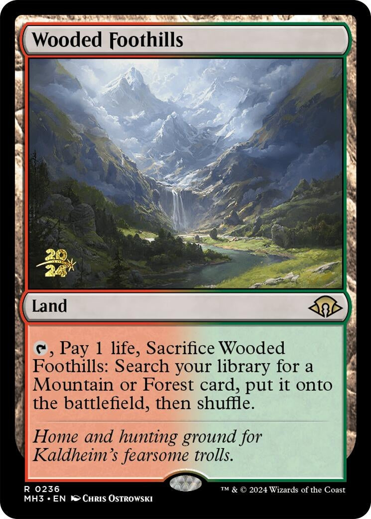 Image for Wooded Foothills (236) (PRE) - Magic: The Gathering