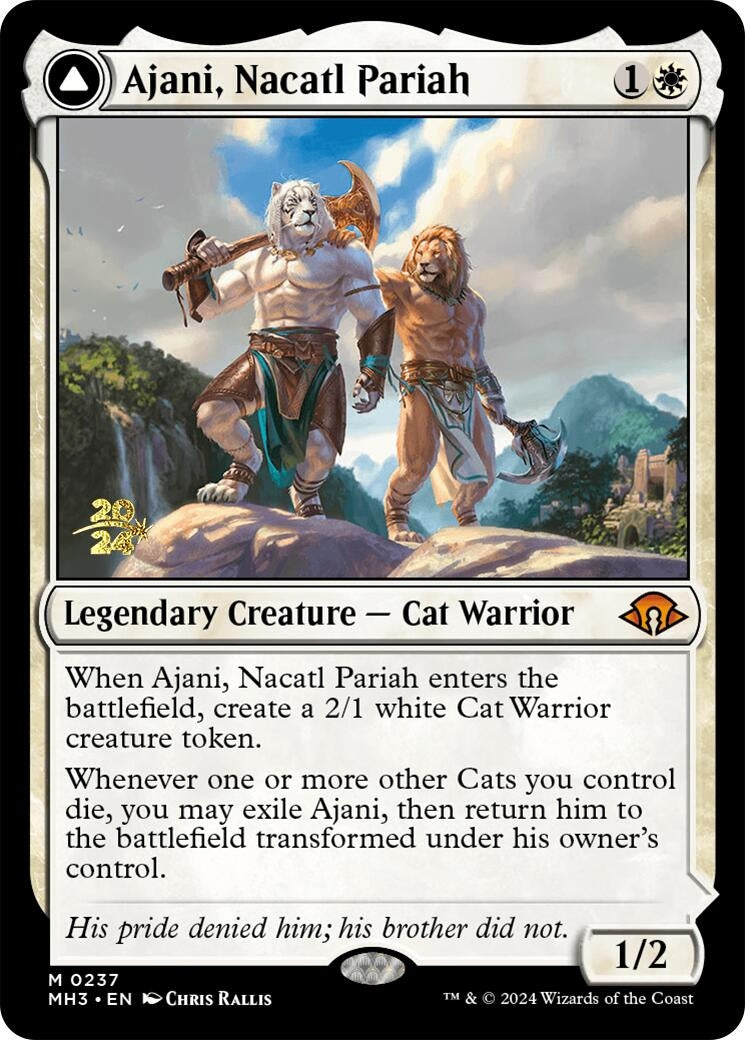 Image for Ajani, Nacatl Pariah (237) (PRE) - Magic: The Gathering