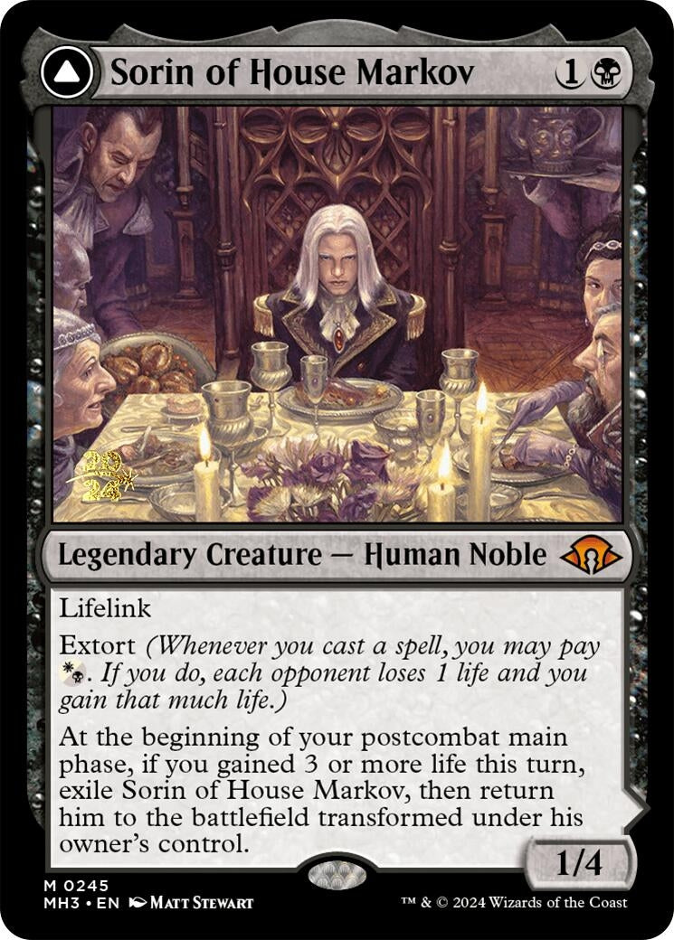Image for Sorin of House Markov (245) (PRE) - Magic: The Gathering
