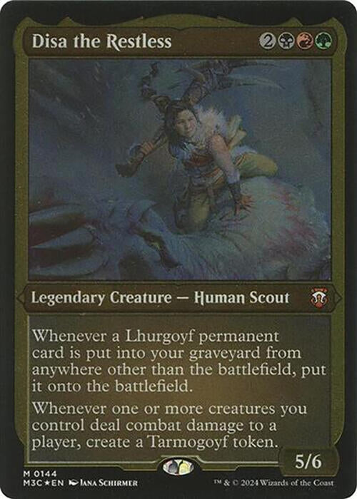 Image for Disa the Restless (Display Commander) - Thick Stock (144) (M3C) - Magic: The Gathering