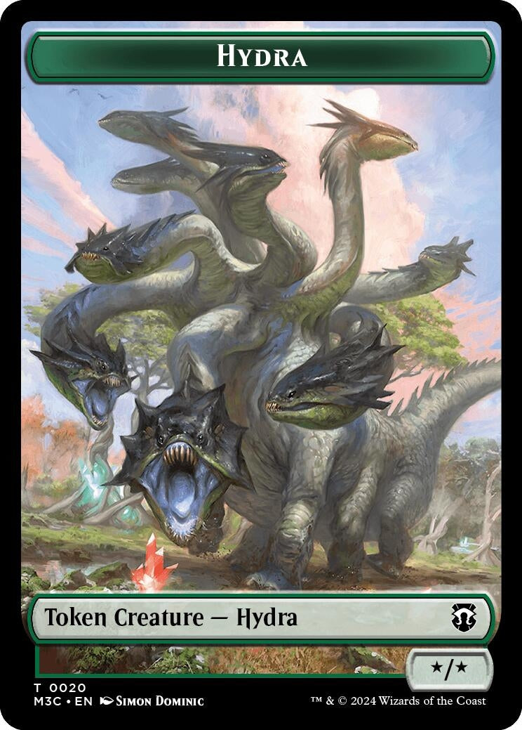 Image for Hydra // Boar Double-Sided Token (20 // 17) (M3C) - Magic: The Gathering