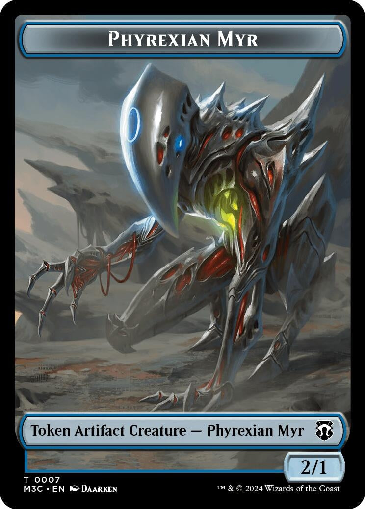 Image for Phyrexian Myr // Servo Double-Sided Token (7 // 33) (M3C) - Magic: The Gathering