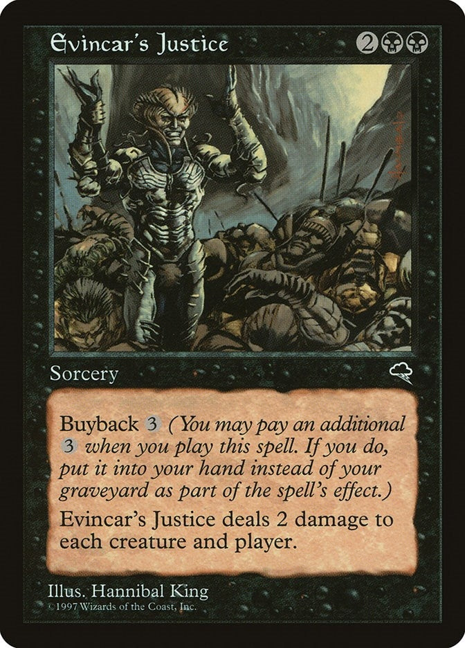 Image for Evincar's Justice (134) (TMP) - Magic: The Gathering