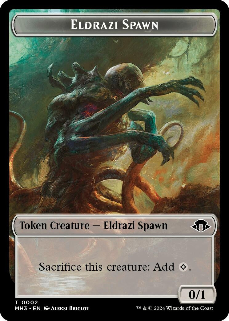 Image for Eldrazi Spawn // Bird Double-Sided Token (2 // 9) (MH3) - Magic: The Gathering