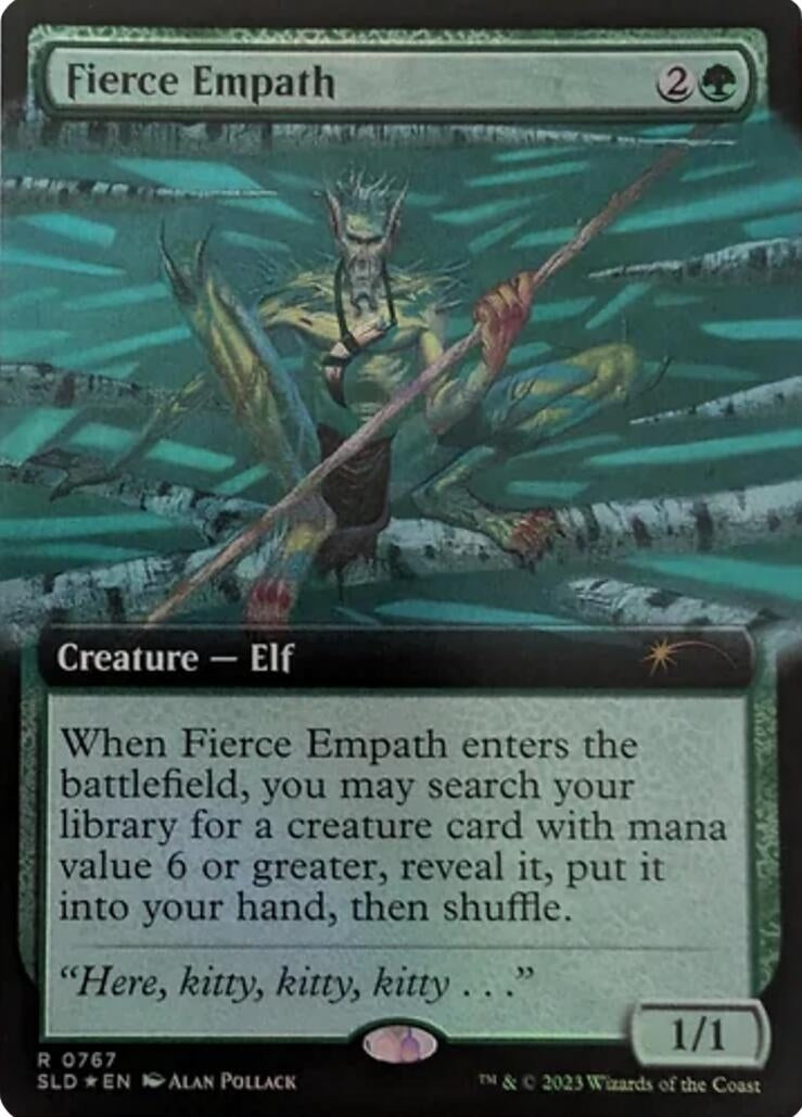Image for Fierce Empath (Extended Art) (767) (SLD) - Magic: The Gathering