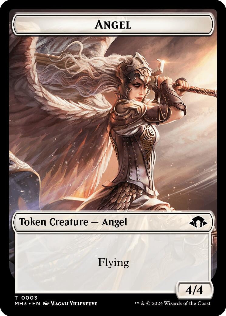 Image for Angel Token (3) (MH3) - Magic: The Gathering