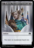 Image for Emblem - Tamiyo, Seasoned Scholar // Energy Reserve Double-Sided Token (35 // 36) (MH3) - Magic: The Gathering