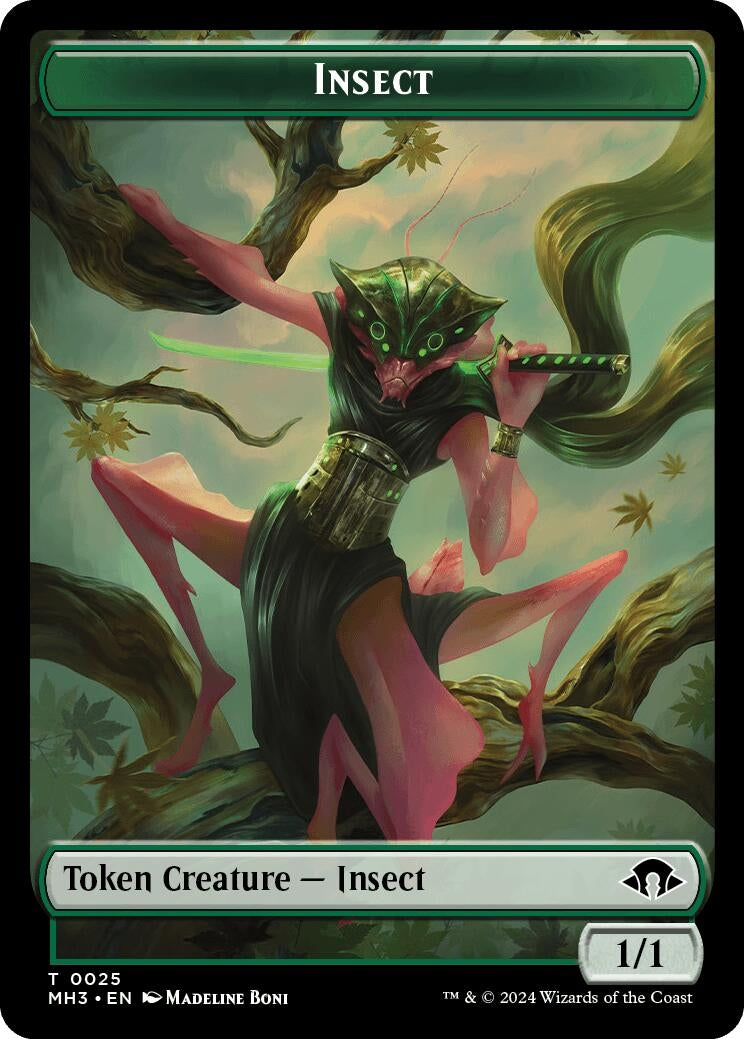 Image for Insect Token (0025) (25) (MH3) - Magic: The Gathering