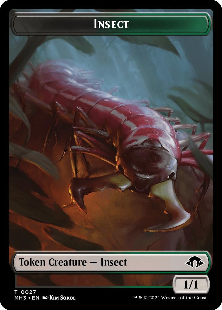 Image for Insect Token (0027) (27) (MH3) - Magic: The Gathering