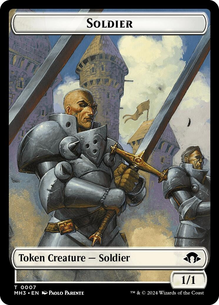 Image for Soldier Token (7) (MH3) - Magic: The Gathering