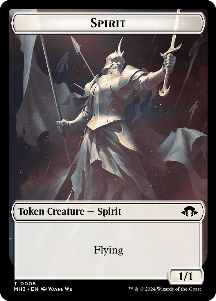 Image for Spirit (0008) // Energy Reserve Double-Sided Token (8 // 36) (MH3) - Magic: The Gathering