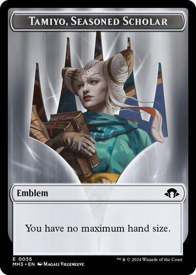 Image for Emblem - Tamiyo, Seasoned Scholar (35) (MH3) - Magic: The Gathering