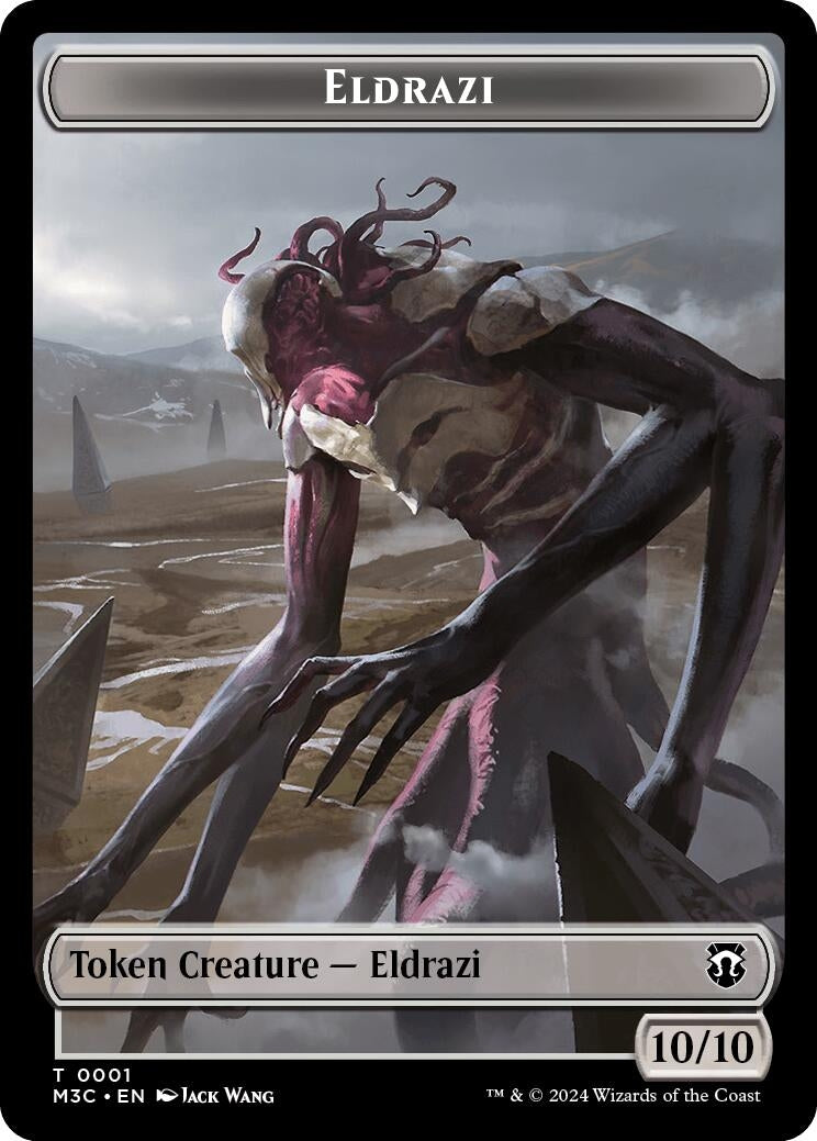 Image for Eldrazi (Ripple Foil) // Spirit Double-Sided Token (1 // 5) (M3C) - Magic: The Gathering
