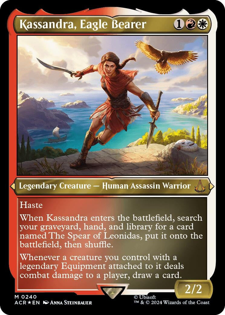 Image for Kassandra, Eagle Bearer (Foil Etched) (240) (ACR) - Magic: The Gathering