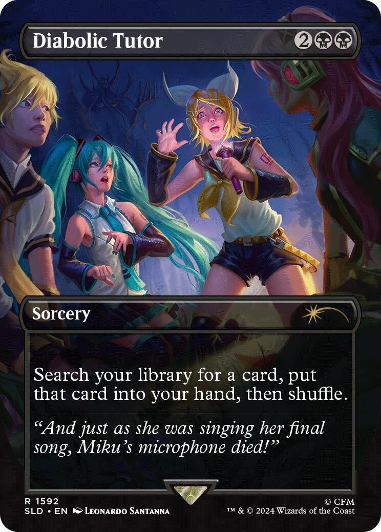 Image for Diabolic Tutor (1592) (1592) (SLD) - Magic: The Gathering