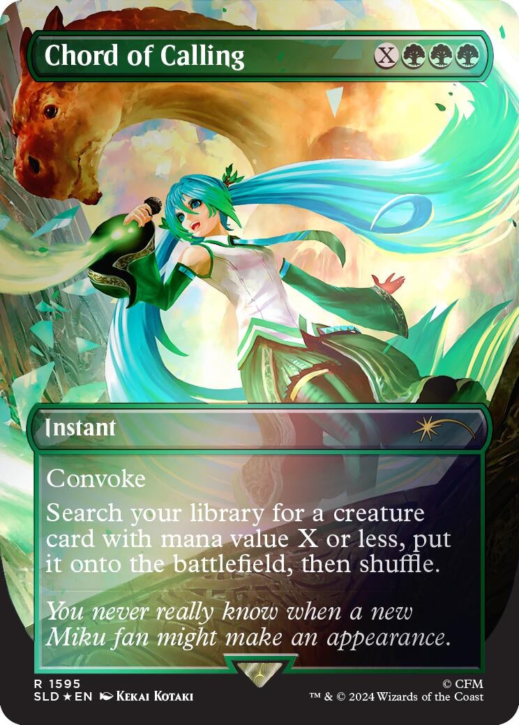 Image for Chord of Calling (1595) (Rainbow Foil) (1595) (SLD) - Magic: The Gathering