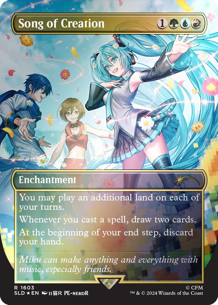 Image for Song of Creation (Rainbow Foil) (1603) (SLD) - Magic: The Gathering