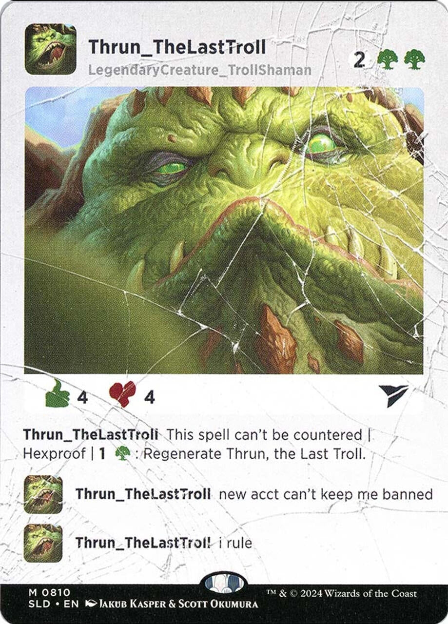 Image for Thrun, the Last Troll (810) (SLD) - Magic: The Gathering