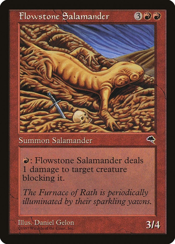 Image for Flowstone Salamander (175) (TMP) - Magic: The Gathering