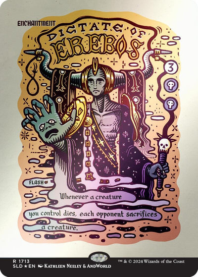 Dictate of Erebos (Rainbow Foil) (1713) (SLD)