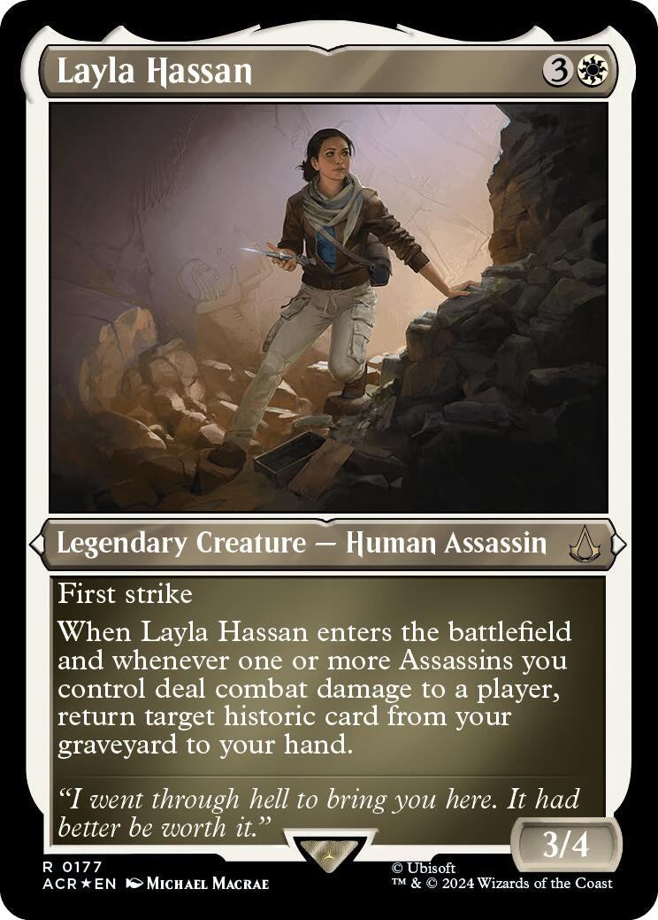 Image for Layla Hassan (Foil Etched) (177) (ACR) - Magic: The Gathering