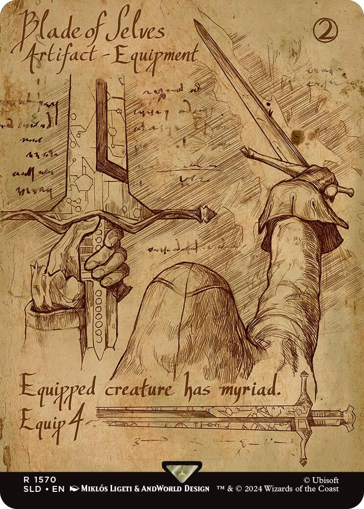Image for Blade of Selves (1570) (SLD) - Magic: The Gathering