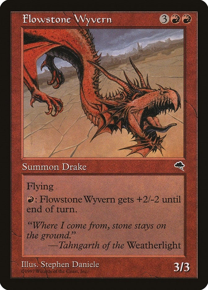 Image for Flowstone Wyvern (176) (TMP) - Magic: The Gathering