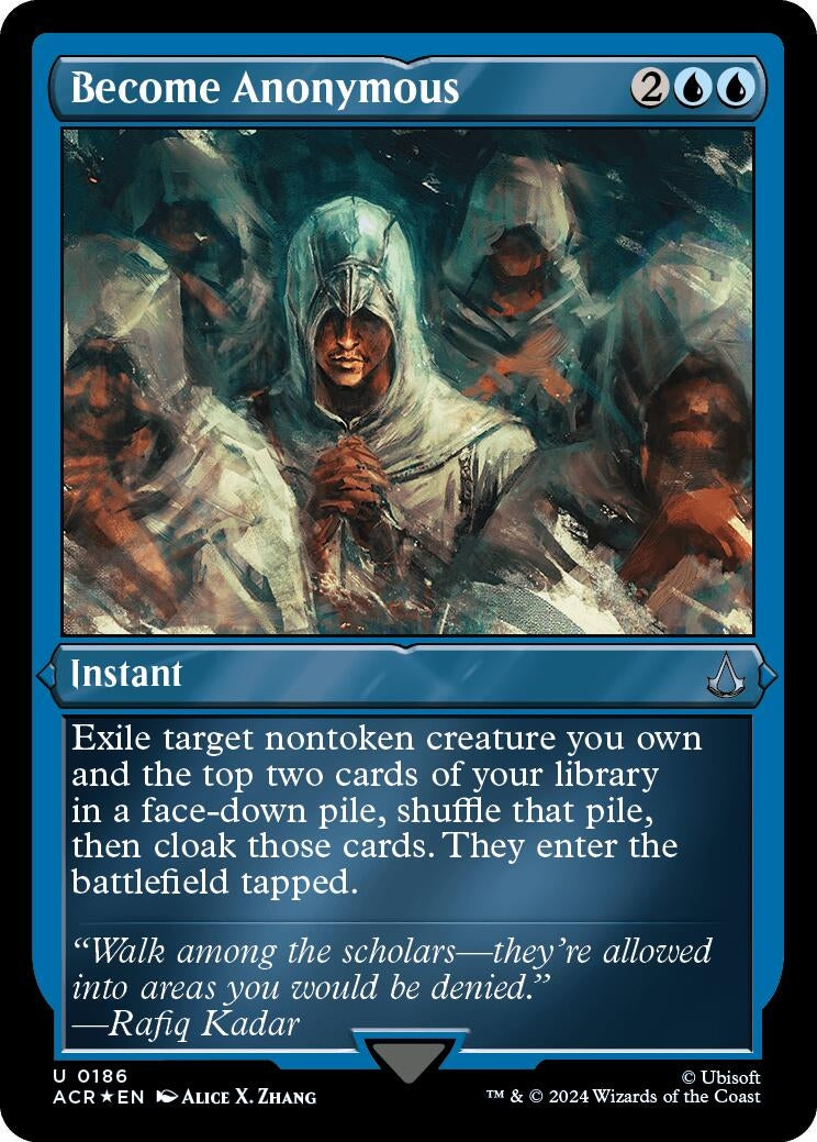 Image for Become Anonymous (Foil Etched) (186) (ACR) - Magic: The Gathering