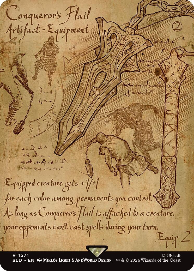 Image for Conqueror's Flail (1571) (SLD) - Magic: The Gathering