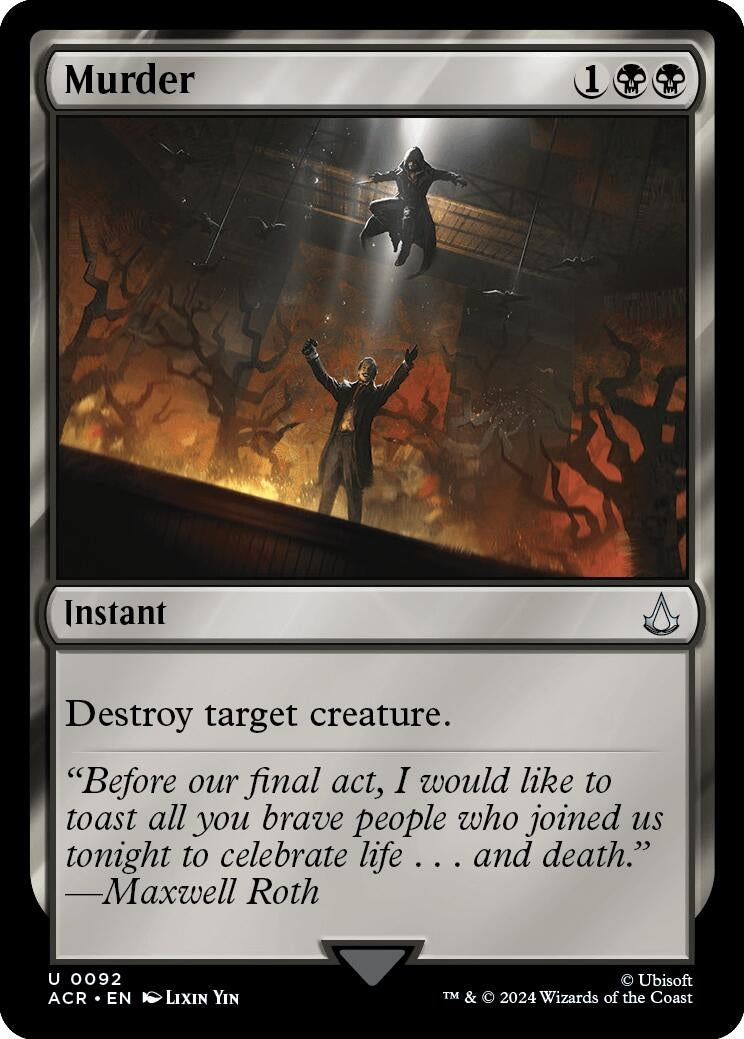 Image for Murder (92) (ACR) - Magic: The Gathering