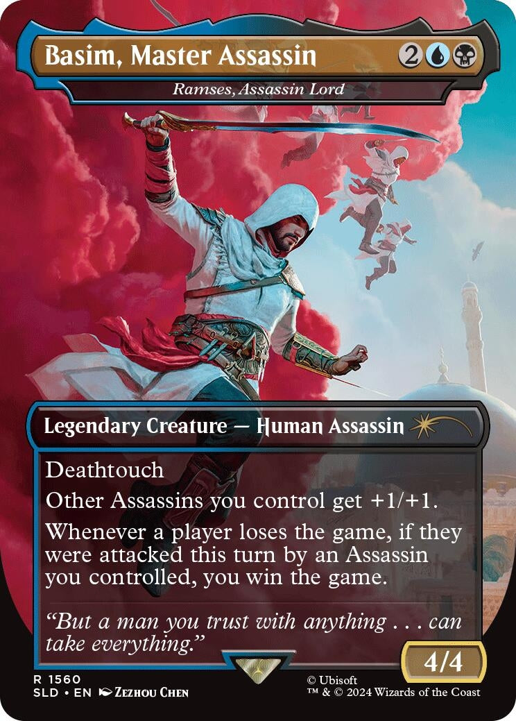 Image for Basim, Master Assassin - Ramses, Assassin Lord (1560) (SLD) - Magic: The Gathering