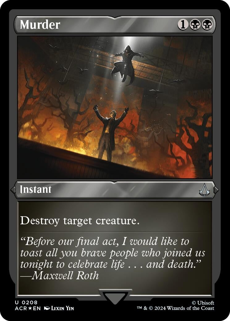 Image for Murder (Foil Etched) (208) (ACR) - Magic: The Gathering