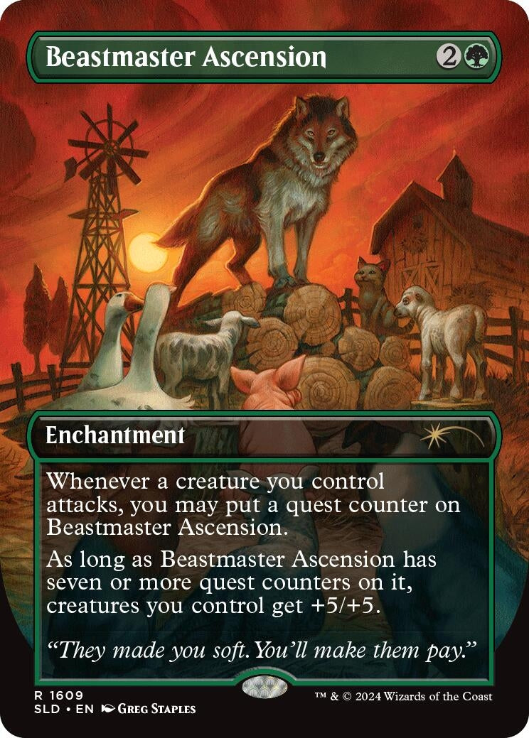 Image for Beastmaster Ascension (1609) (SLD) - Magic: The Gathering