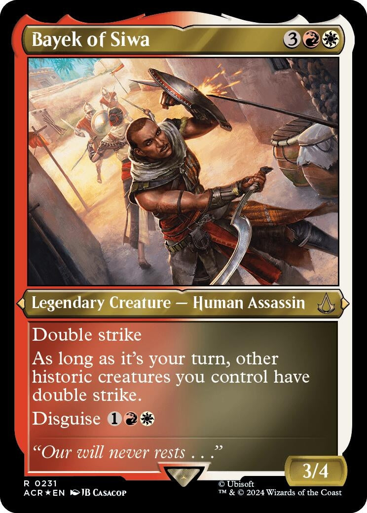 Image for Bayek of Siwa (Foil Etched) (231) (ACR) - Magic: The Gathering