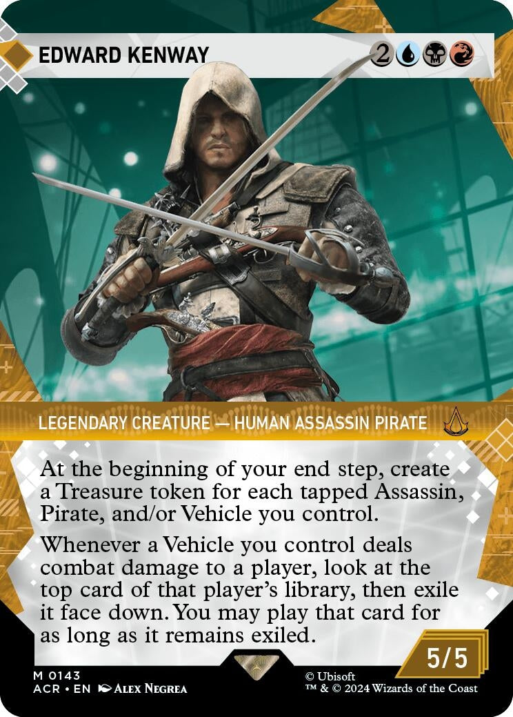 Image for Edward Kenway (Showcase) (143) (ACR) - Magic: The Gathering