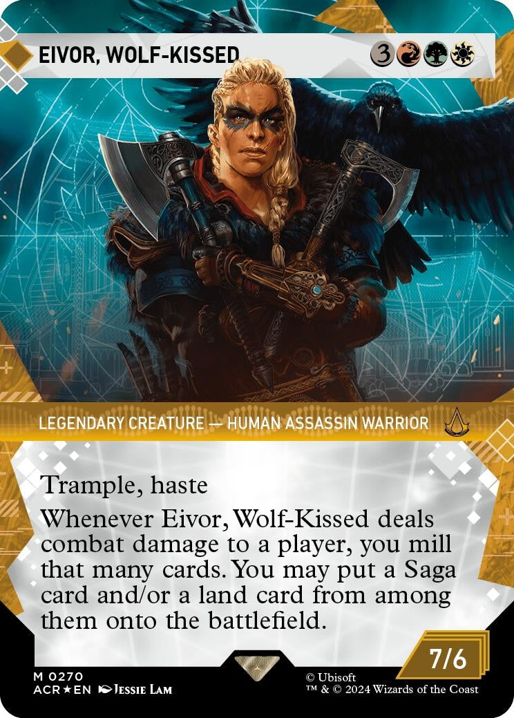 Image for Eivor, Wolf-Kissed (Showcase) (Textured Foil) (270) (ACR) - Magic: The Gathering