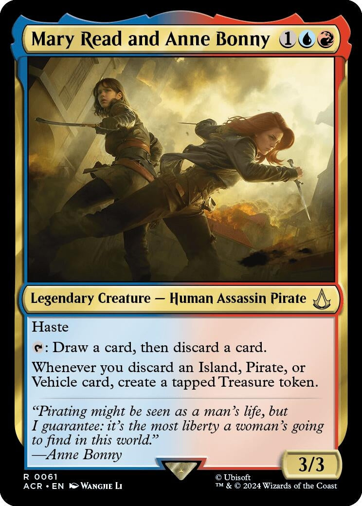 Image for Mary Read and Anne Bonny (61) (ACR) - Magic: The Gathering