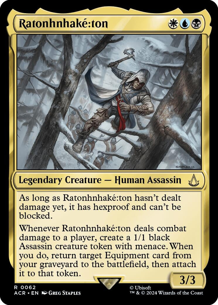 Image for Ratonhnhake:ton (62) (ACR) - Magic: The Gathering